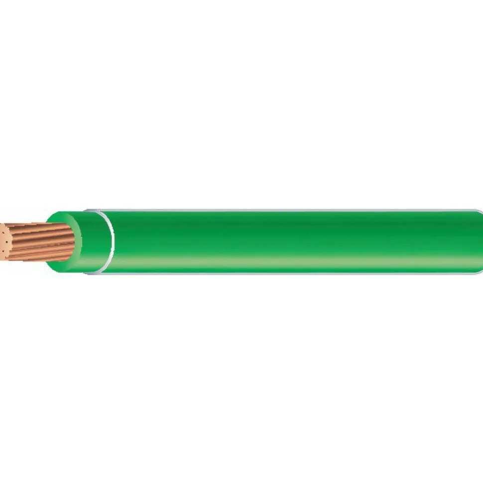 Building Wire: THHN, 6.000 AWG, Nylon, Stranded Core, 500.00' Long