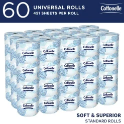 Bulk Toilet Paper: Standard Toilet Paper Rolls, 2-ply, White