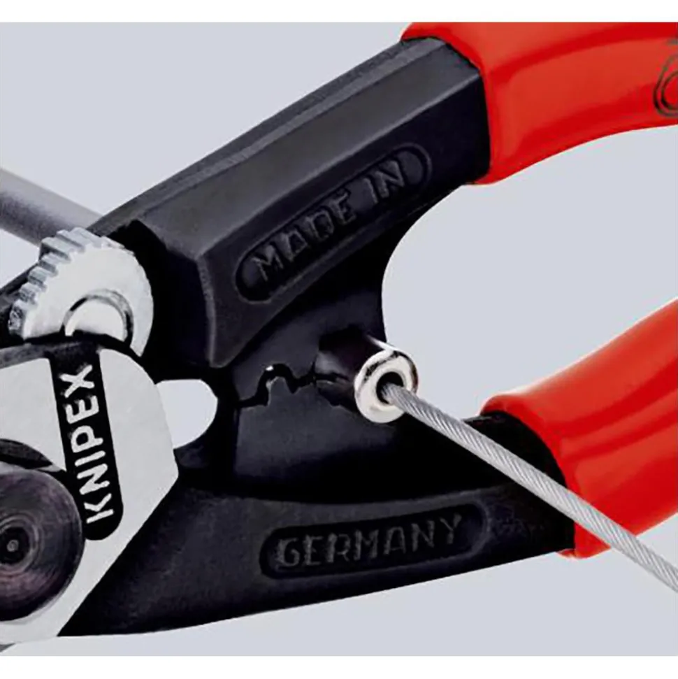 Cable Cutter: 0.25" Capacity, 7-1/2" OAL