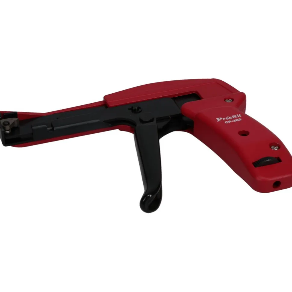 Cable Tie Tools: Actuation Type: Automatic; Tool Material: Metal; Compatible Cable Material: Nylon
