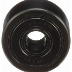 Cam Yoke Roller: Crowned, 0.4375" Bore Dia, 1-1/2" Roller Dia, 0.875" Roller Width, Needle Roller Bearing
