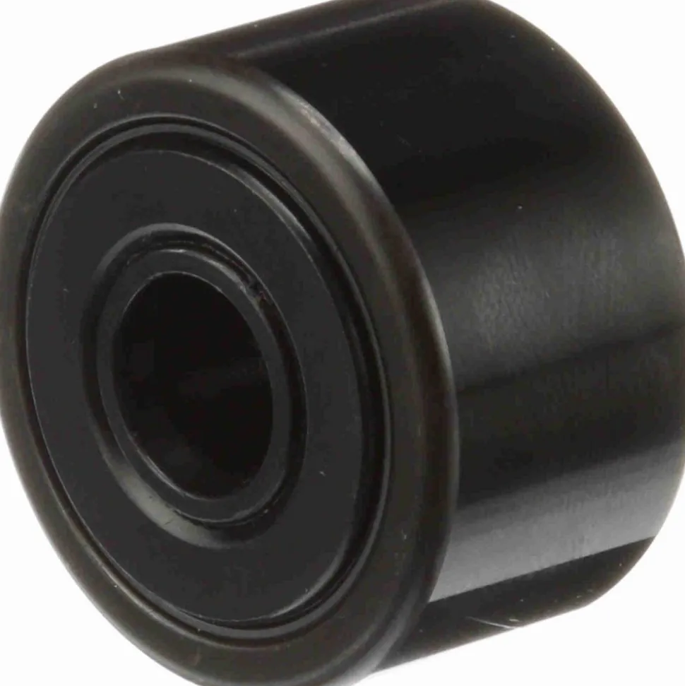 Cam Yoke Roller: Crowned, 0.4375" Bore Dia, 1-1/2" Roller Dia, 0.875" Roller Width, Needle Roller Bearing