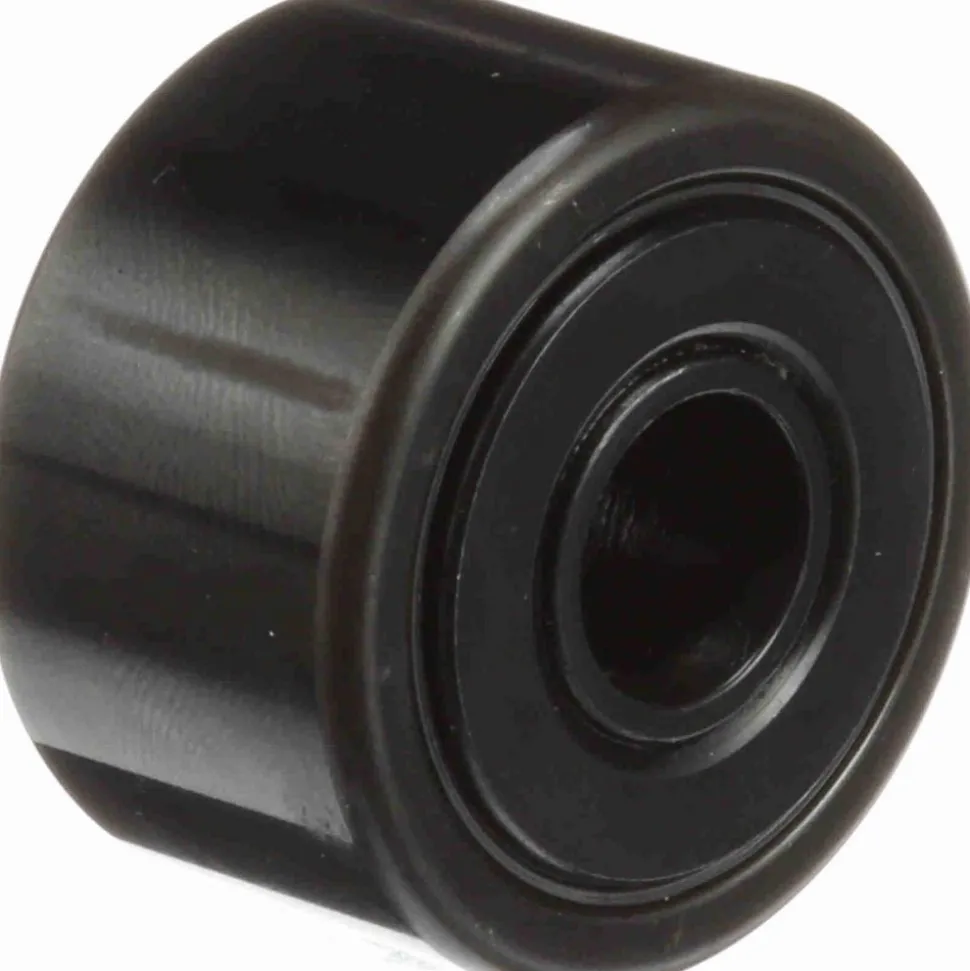 Cam Yoke Roller: Crowned, 0.4375" Bore Dia, 1-1/2" Roller Dia, 0.875" Roller Width, Needle Roller Bearing