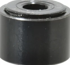 Cam Yoke Roller: Non-Crowned, 0.25" Bore Dia, 3/4" Roller Dia, 0.5" Roller Width, Needle Roller Bearing