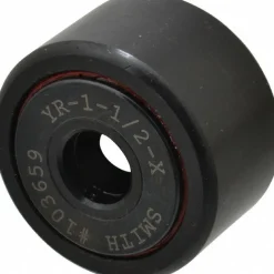 Cam Yoke Roller: Non-Crowned, 0.4375" Bore Dia, 1-1/2" Roller Dia, 0.875" Roller Width, Needle Roller Bearing