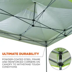 Canopies & Outdoor Shelters: Product Type: Pop-Up Tent; Overall Width: 10 ft; Overall Length: 10.0000 ft; Center Height: 128 in