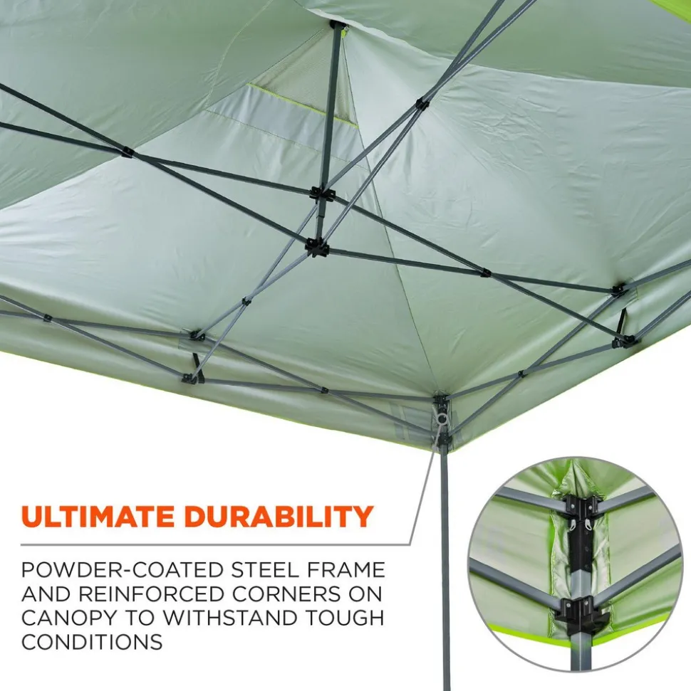 Canopies & Outdoor Shelters: Product Type: Pop-Up Tent; Overall Width: 10 ft; Overall Length: 10.0000 ft; Center Height: 128 in