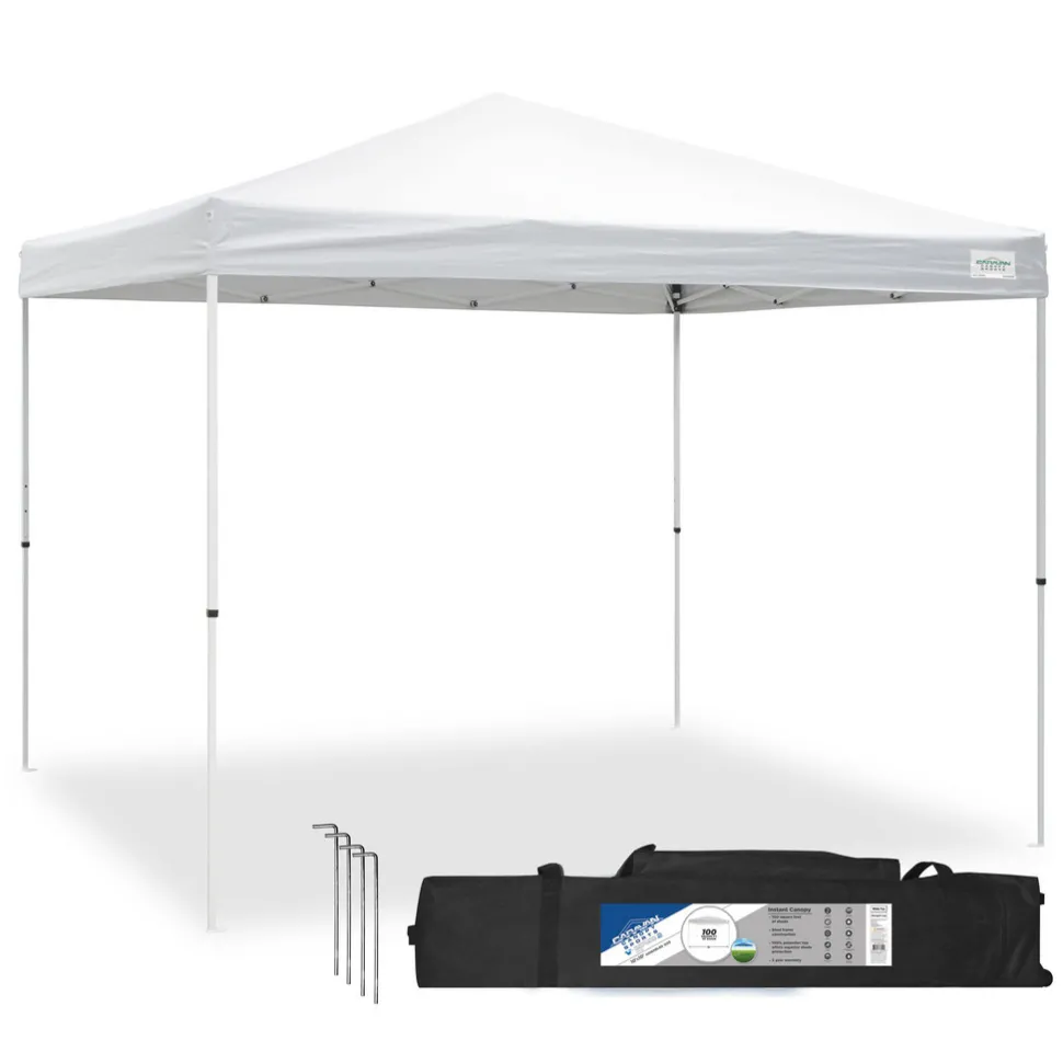 Canopies & Outdoor Shelters: Product Type: Canopy; Overall Width: 10; Overall Length: 10.0000; Center Height: 1 in, 9 ft