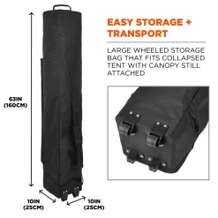 Canopies & Outdoor Shelters: Product Type: Pop-Up Tent; Overall Width: 10 ft; Overall Length: 10.0000 ft; Center Height: 128 in