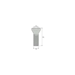 Cap Screw for Indexables: T15 Torx® Plus, M3.5 Thread