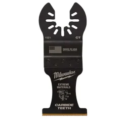 1-3/8” Carbide Teeth Multi-Material Universal Fit Oscillating Multi-Tool Blade, 5-Pack