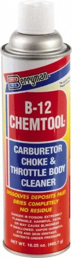 Carburetor & Parts Cleaner: 16.25 oz, Aerosol Can