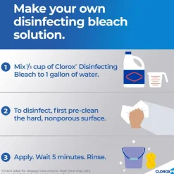 Case of (3) 121-oz Bottles Bleach