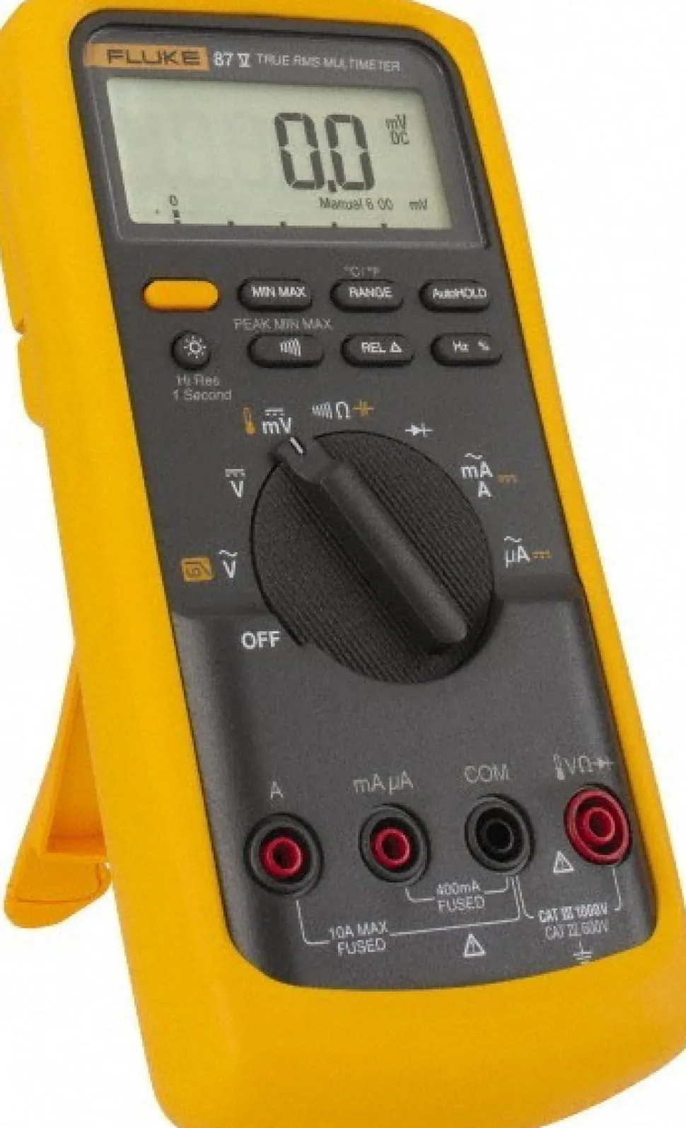 CAT III & CAT IV, Auto Ranging Digital Manual Ranging & True RMS Multimeter: 1,000 VAC/VDC