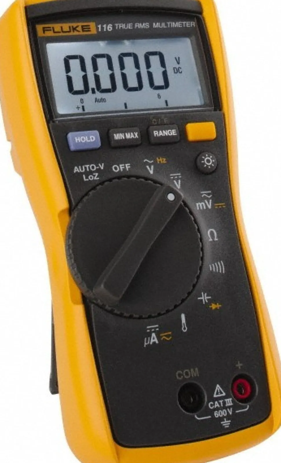 CAT III, Auto Ranging Digital Manual Ranging & True RMS Multimeter: 600 VAC/VDC