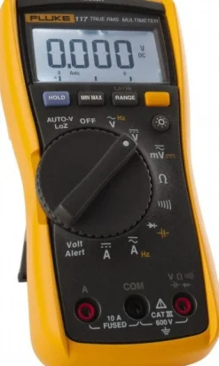 CAT III, Auto Ranging Digital Manual Ranging & True RMS Multimeter: 600 VAC/VDC