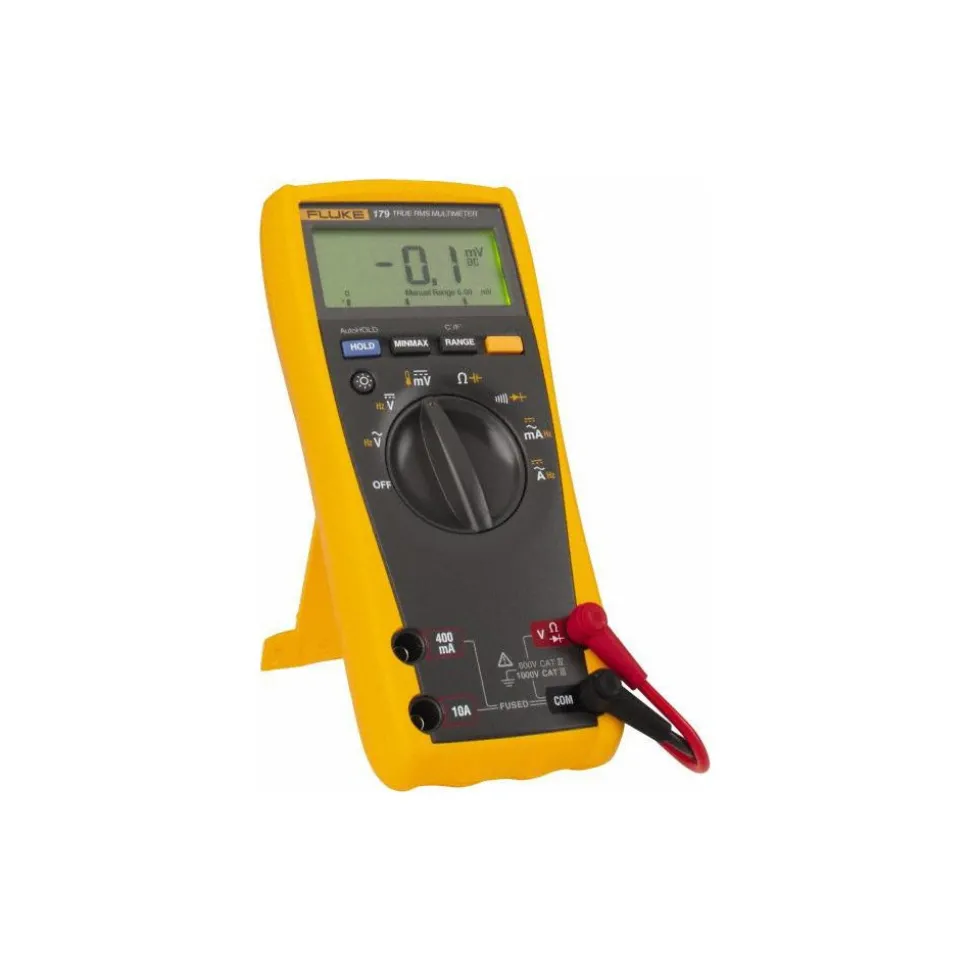 CAT III & CAT IV, Auto Ranging Digital Manual Ranging & True RMS Multimeter: 1,000 VAC/VDC