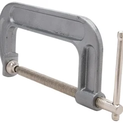 C-Clamp: 6" Max Opening, Heavy-Duty, Forged Steel Body