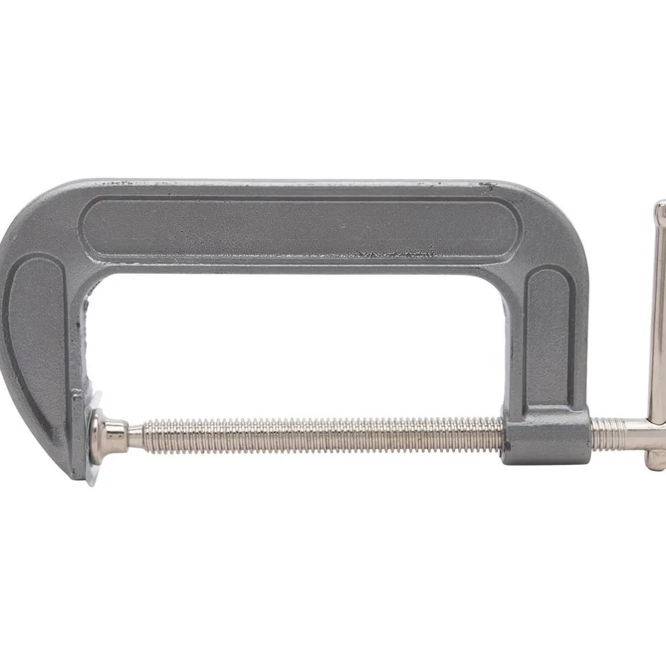C-Clamp: 6" Max Opening, Heavy-Duty, Forged Steel Body
