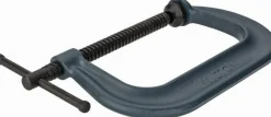 C-Clamp: 6-1/16" Max Opening, 4-1/8" Throat Depth, Regular-Duty, Forged Steel Body