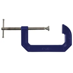 C-Clamp: 6" Max Opening, 3-1/2" Throat Depth, Regular-Duty, Cast Iron Body