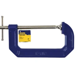 C-Clamp: 6" Max Opening, 3-1/2" Throat Depth, Regular-Duty, Cast Iron Body