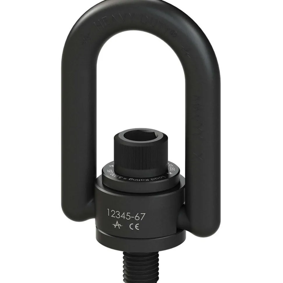 Center Pull Hoist Ring: Screw-On, 2250.000 lb Capacity