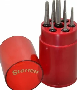 Center Punch Set: 7 Pc, 0.0625 to 0.25"