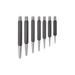 Center Punch Set: 7 Pc, 0.0625 to 0.25"