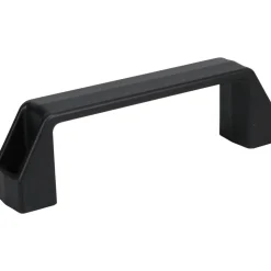 5.19" Center to Center, 1.06" Wide Handle, Black Matte Finish Plastic Pull Handle