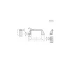 4.61" Center to Center, 1.02" Wide Handle, Black Matte Finish Plastic Pull Handle