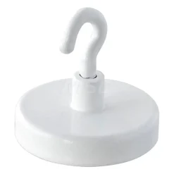 Ceramic Fixture Magnets; Fixture Style: Center Mount; Length (Inch): 0.978 in; Average Pull Force: 4.0 kg; Maximum Pull Force: 4 kg; Magnet Material: Ceramic; Housing Material: Steel; Maximum Operating Temperature (F): 120 °F; 248 °C; Average Pull Force (Lb.): 4.0 kg; Magnet Material Grade: Ceramic