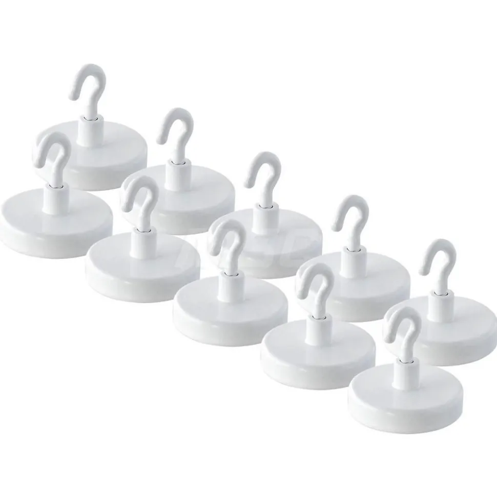 Ceramic Fixture Magnets; Fixture Style: Center Mount; Length (Inch): 0.978 in; Average Pull Force: 4.0 kg; Maximum Pull Force: 4 kg; Magnet Material: Ceramic; Housing Material: Steel; Maximum Operating Temperature (F): 120 °F; 248 °C; Average Pull Force (Lb.): 4.0 kg; Magnet Material Grade: Ceramic