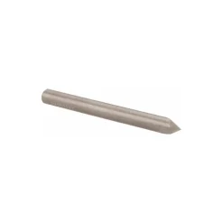 Chamfer Mill: 1/4" Dia, 1/4" Shank Dia, 90.00 deg, 2 Flute, Solid Carbide, Single End