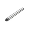 Chamfer Mill: 1/4" Dia, 1/4" Shank Dia, 45 deg, 4 Flute, Solid Carbide, Single End