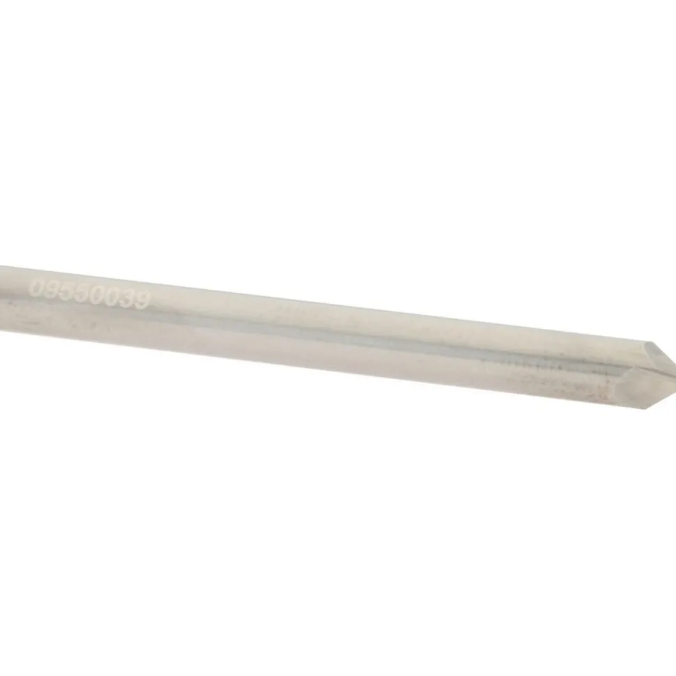 Chamfer Mill: 3/16" Dia, 3/16" Shank Dia, 90.00 deg, 2 Flute, Solid Carbide, Single End