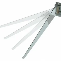 Chrome Coated Shelf Bracket