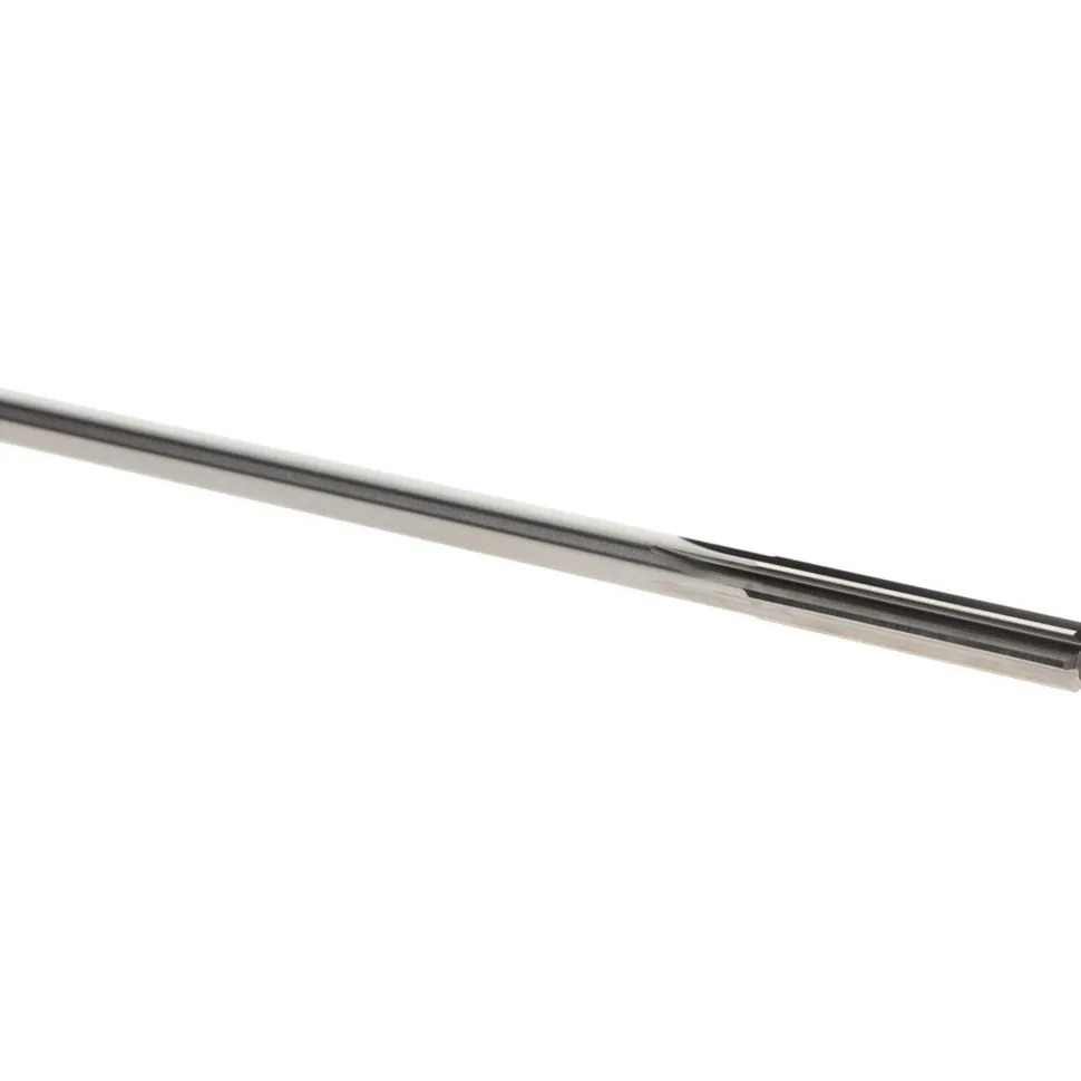 Chucking Reamer: 0.2510" Dia, 6" OAL, 1-1/2" Flute Length, Straight Flute, Straight-Cylindrical Shank, HSS