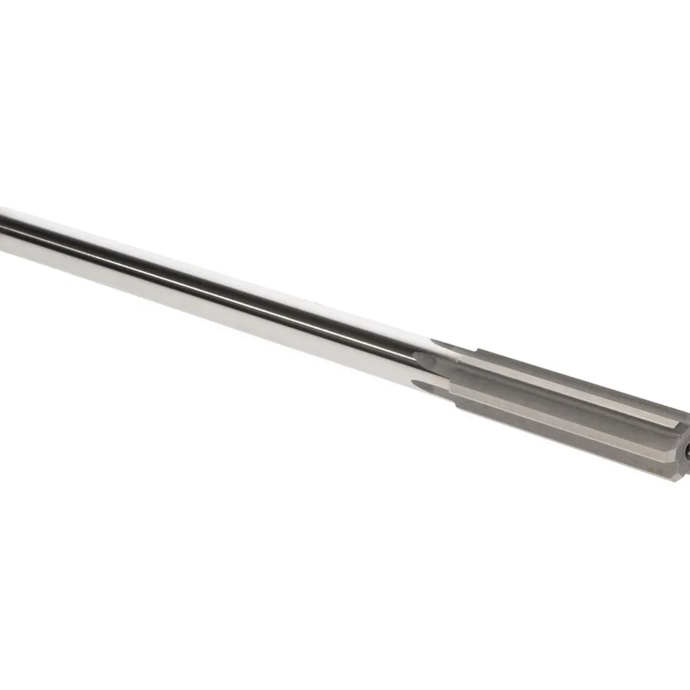 Chucking Reamer: 0.5010" Dia, 8" OAL, 2" Flute Length, Straight Flute, Straight-Cylindrical Shank, HSS