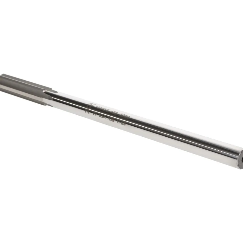 Chucking Reamer: 0.5010" Dia, 8" OAL, 2" Flute Length, Straight Flute, Straight-Cylindrical Shank, HSS
