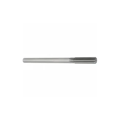 Chucking Reamer: 1/2" Dia, 8" OAL, 2" Flute Length, Straight Flute, Straight-Cylindrical Shank, HSS