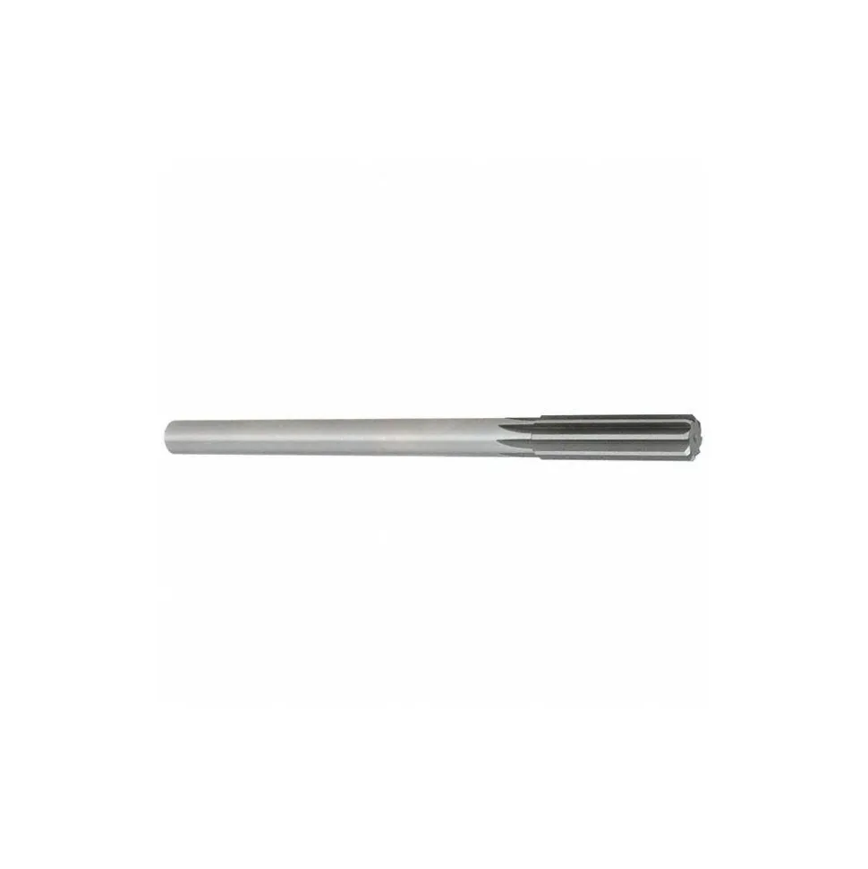 Chucking Reamer: 1/2" Dia, 8" OAL, 2" Flute Length, Straight Flute, Straight-Cylindrical Shank, HSS