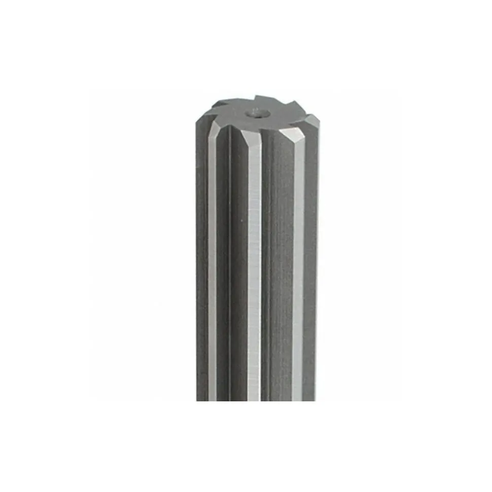 Chucking Reamer: 1/2" Dia, 8" OAL, 2" Flute Length, Straight Flute, Straight-Cylindrical Shank, HSS