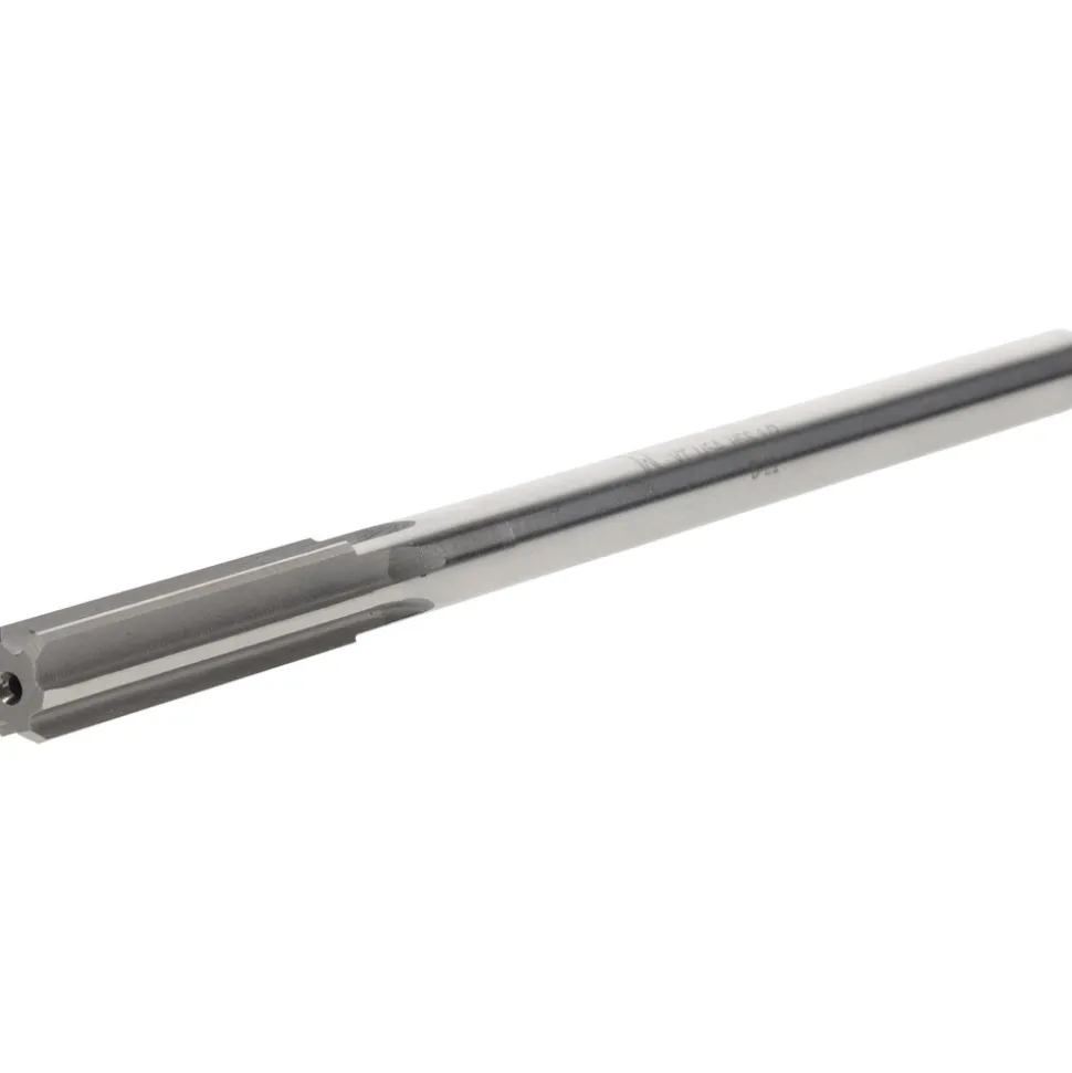 Chucking Reamer: 1/2" Dia, 8" OAL, 2" Flute Length, Straight Flute, Straight-Cylindrical Shank, HSS