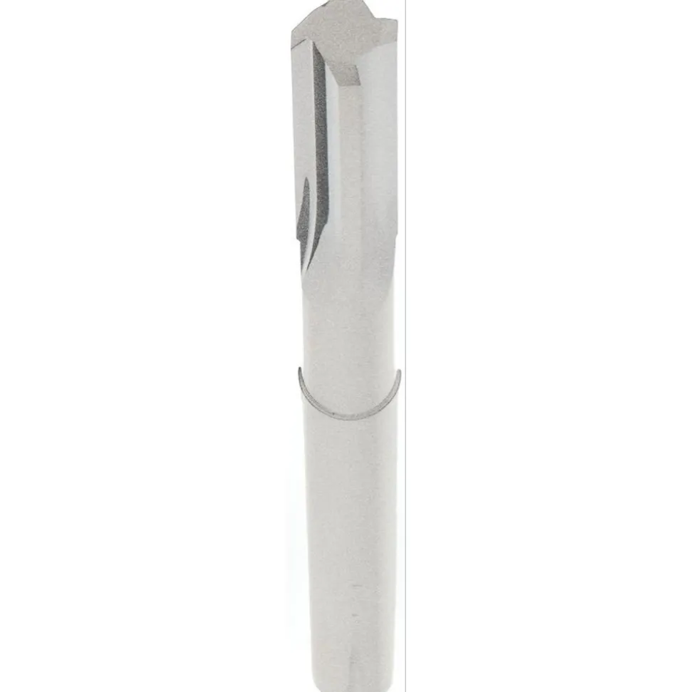Chucking Reamer: 0.1280" Dia, 2-1/4" OAL, 5/8" Flute Length, Straight Flute, Straight-Cylindrical Shank, Solid Carbide