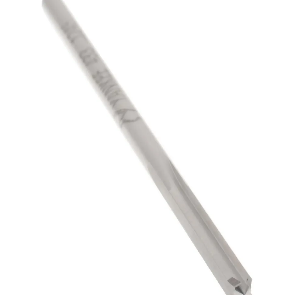 Chucking Reamer: 0.1245" Dia, 3-1/2" OAL, 7/8" Flute Length, Straight Flute, Straight-Cylindrical Shank, HSS