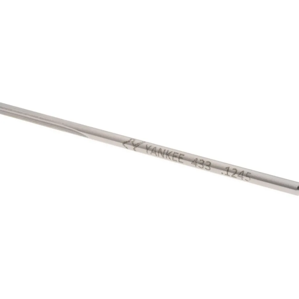 Chucking Reamer: 0.1245" Dia, 3-1/2" OAL, 7/8" Flute Length, Straight Flute, Straight-Cylindrical Shank, HSS