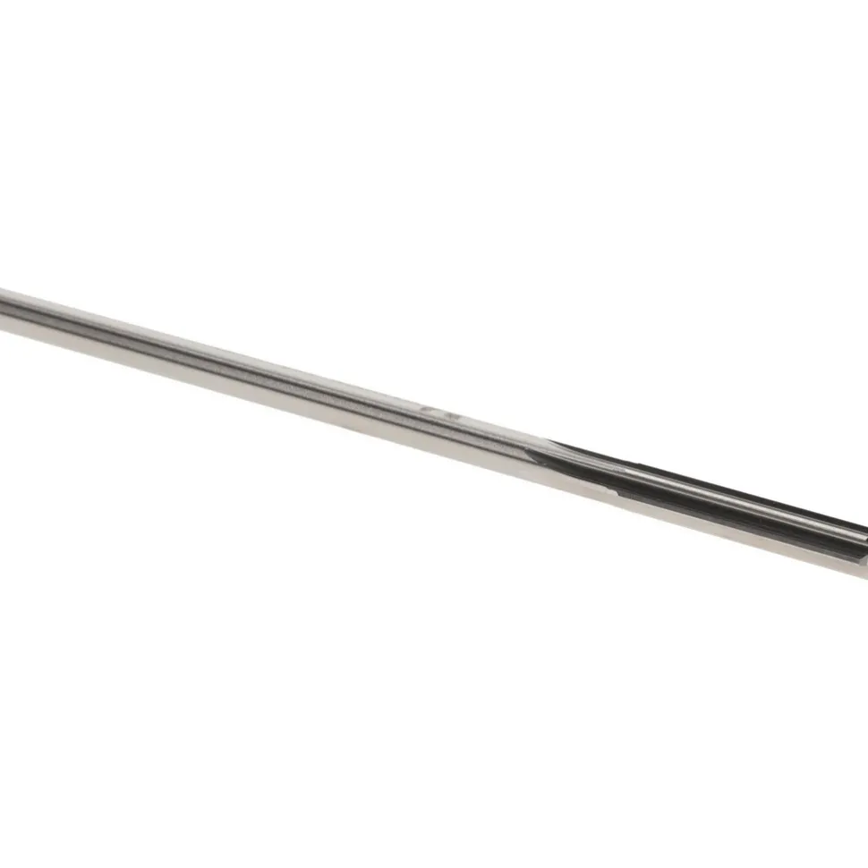 Chucking Reamer: 0.1885" Dia, 4-1/2" OAL, 1-1/8" Flute Length, Straight Flute, Straight-Cylindrical Shank, HSS