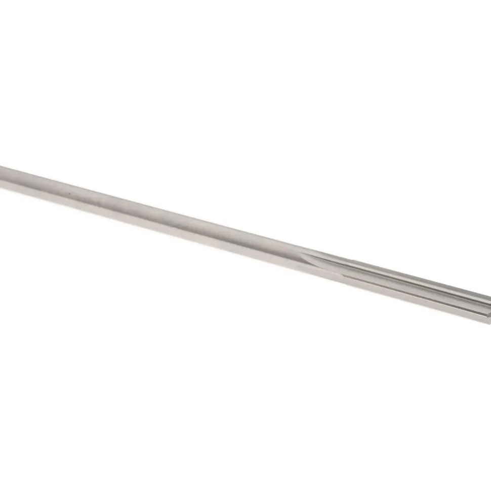 Chucking Reamer: 0.2490" Dia, 6" OAL, 1-1/2" Flute Length, Straight Flute, Straight-Cylindrical Shank, HSS