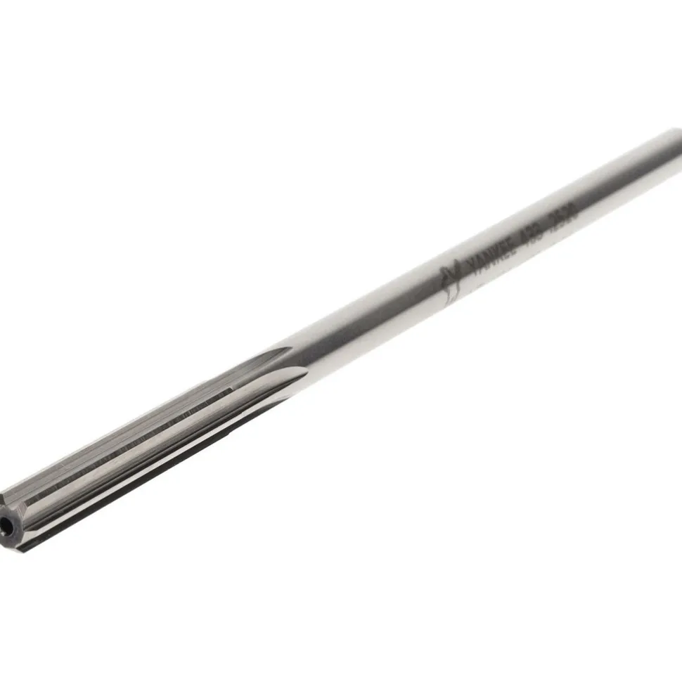 Chucking Reamer: 0.2520" Dia, 6" OAL, 1-1/2" Flute Length, Straight Flute, Straight-Cylindrical Shank, HSS